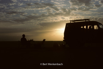 Our guide Idris calls it a day and enjoys the late afternoon