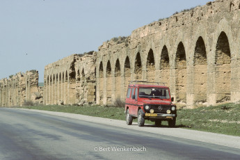 The Roman Zaghouan aqueduct South of Mohammedia, once used to supply Carthage with water
