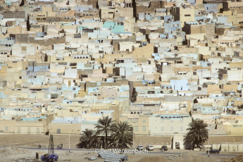 The town of Gardahïa, Algeria, founded by the Mozabites, a Muslim Ibadi sect of non-Arabic Muslims, including the Berbers